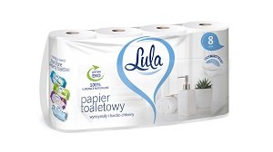 Papier Toaletowy Celulozowy Biały Lula (8) Lula