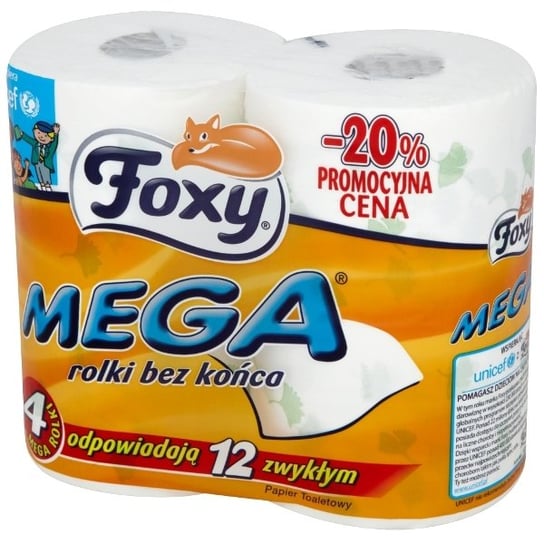 Papier toaletowy FOXY Mega, 4 szt. ICT Poland