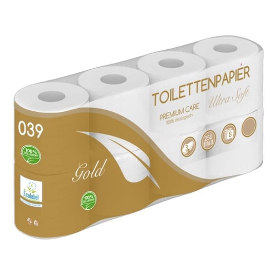 Papier toaletowy Gold Premium Care 30m 3-wart.8 rolek DGA