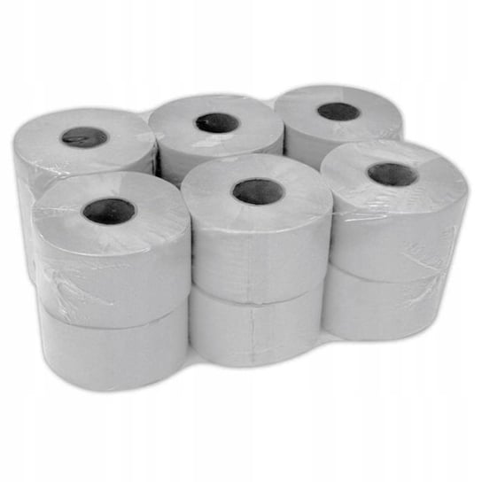Papier toaletowy JUMBO 90 mm, długość 170 mb, makulaturowy - 12 rolek/opak. Inny producent