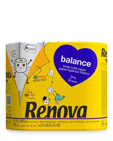 Papier Toaletowy Renova Balance 4R Renova