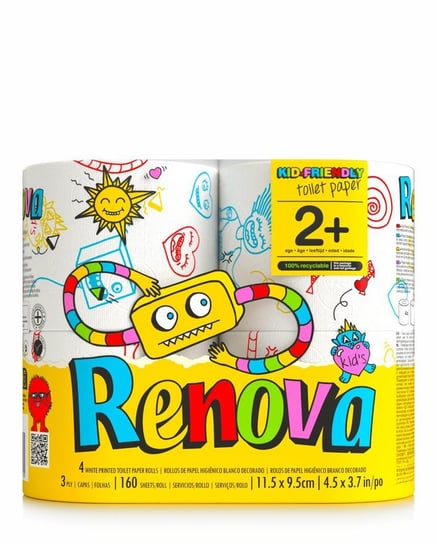 Papier Toaletowy Renova Kids 4R Renova