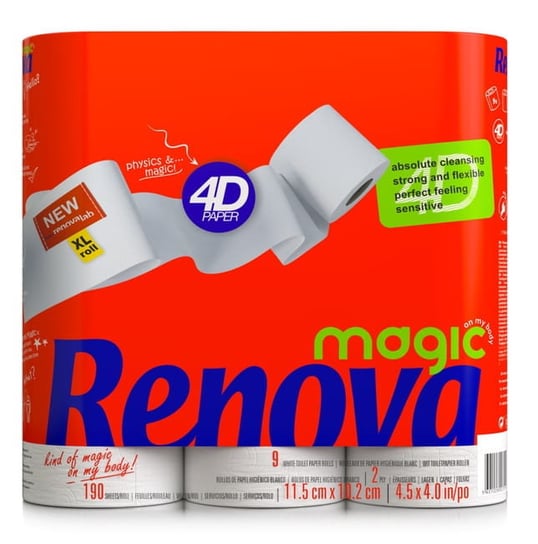 Papier Toaletowy Renova Magic 9R Renova
