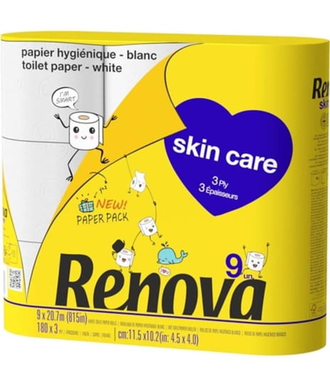 Papier Toaletowy Renova Skin Care 9R Renova