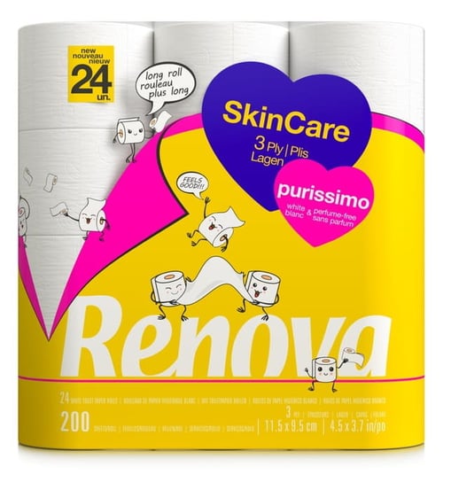 Papier Toaletowy Renova Skin Care Purissimo 24R Renova
