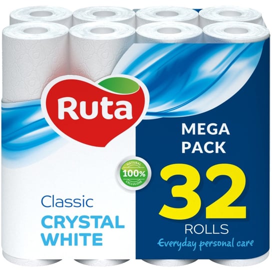 Papier toaletowy Ruta Classic Crystal White 32 rolki Ruta