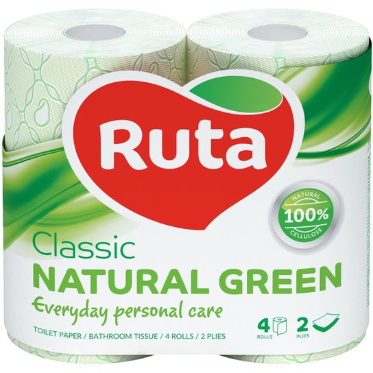 Papier toaletowy Ruta Classic Natural Green 4 rolki Ruta