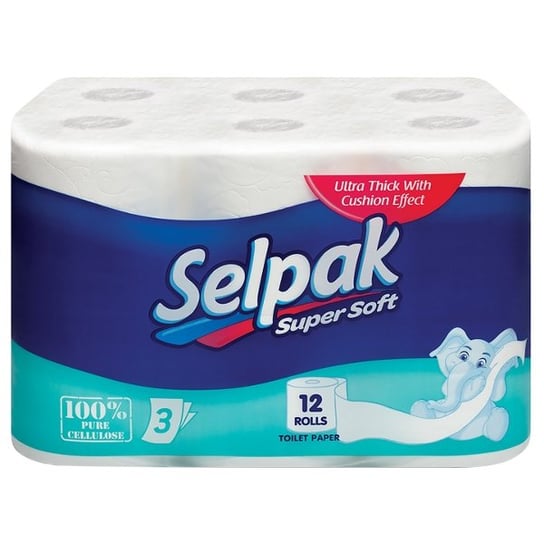 Papier toaletowy  SELPAK Super Soft, 12 szt. Ipek Kagit