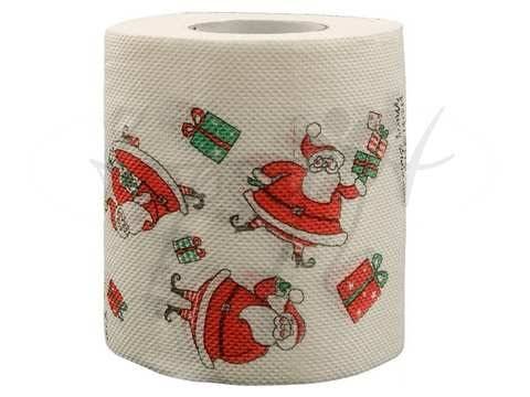 Papier Toaletowy Świąteczny Mikołaje Prezenty Pol-Line