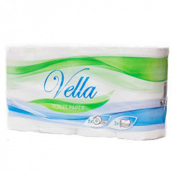 Papier Toaletowy Vella Xl Biały, 3 Warstwowy, 8 Rolek Inny producent
