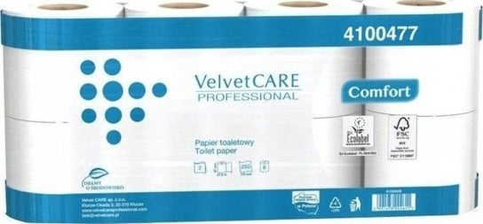 Papier Toaletowy Velvet Comfort 27,5 M Biały (8) Velvet