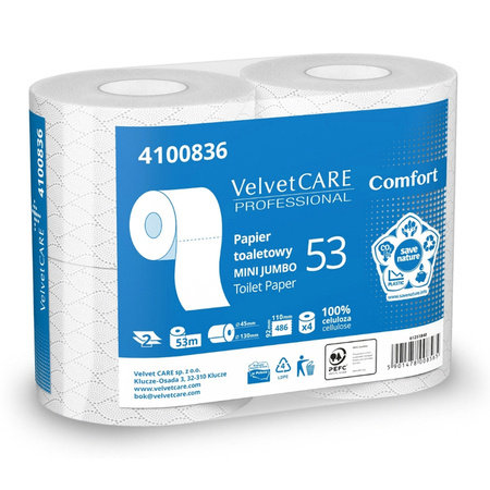 Papier Toaletowy Velvet Comfort 53 M Biały Velvet Care