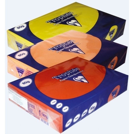 Papier xero A4 80g TROPHEE intensywny wiśniowy XCA41782 CLAIREFONTAINE Clairefontaine