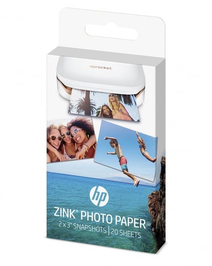 Papier ZINK HP W4Z13A, 5x7.6 cm, 20 kartek HP