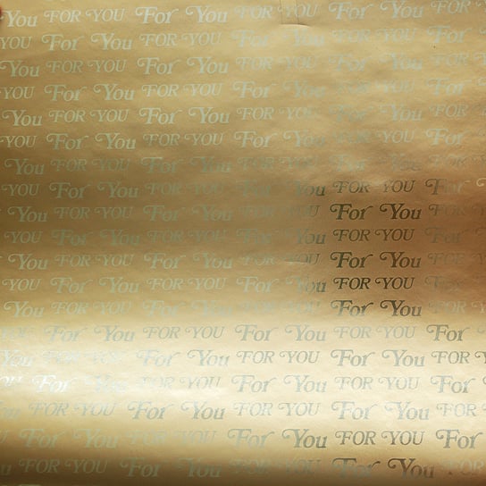 Papier złoty "For You" do prezentów 57cmx20m 20m235 Fastima Marcin Wajda