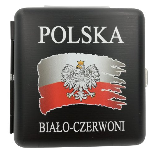Papierośnica prezentowa Polska Biało-Czerwoni Orzełek na 20 papierosów prezent upominek Inna marka