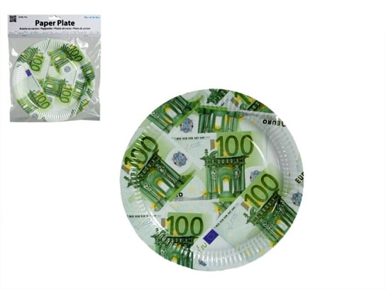 Papierowe talerzyki, 100 euro, 10 szt. OOTB
