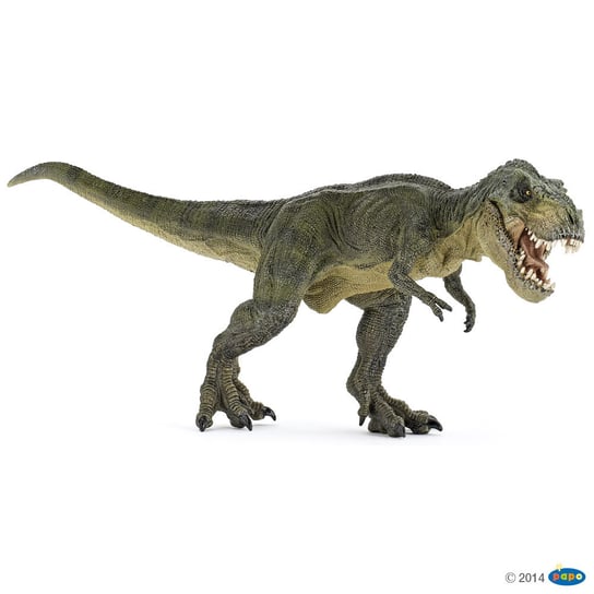 Papo T-rex biegnący zielony   31x9,6x12,5cm (55027) Papo