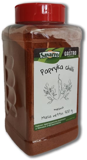 Papryka Chilli Mielona Savarro Gastro Professional - Słoik 500 G Inna marka