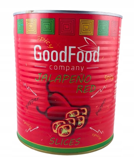 Papryka Jalapeno 3Kg Czerwona Cięta Good Food Inna marka