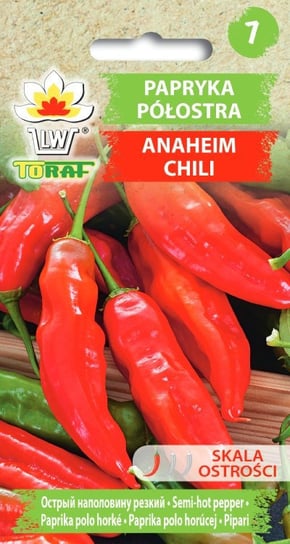 Papryka ostra ANAHEIM CHILI
Capsicum annuum L. Toraf