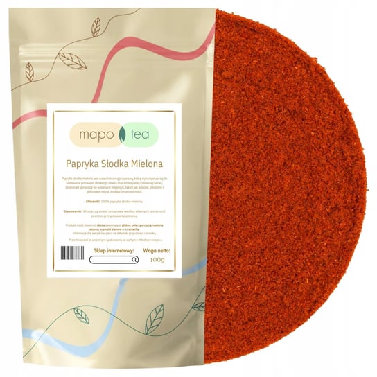 PAPRYKA SŁODKA MIELONA 100G CZERWONA AROMATYCZNA Naturalna Wysoka Jakość MaPo Tea