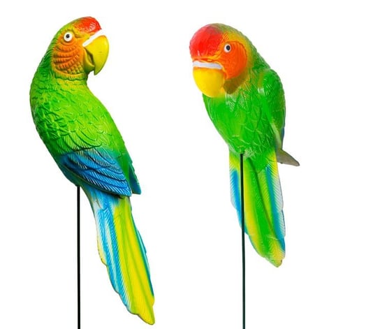 Papuga do wbicia, 2 sztuki, zielone, 28x8x12 cm FANGTUOSI