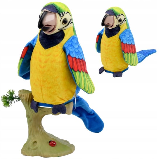 Papuga Zabawka Interaktywna Powtarza Słowa Skleplolki