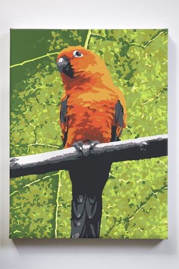 Papużka, ptak, zwierzęta, przyroda, malowanie po numerach Akrylowo