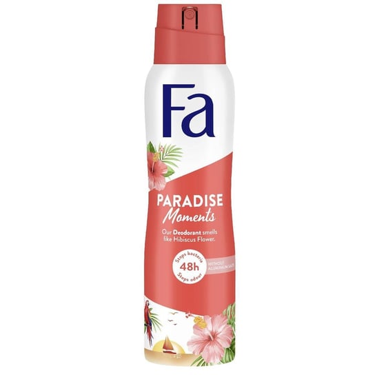 Paradise Moments dezodorant w sprayu o zapachu kwiatu hibiskusa 150ml Fa