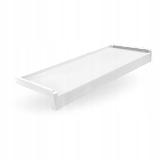 Parapet Zewnętrzny ALU Aluminiowy, ZAŚLEPKI PCV szer. 15cm dł. 190cm BIAŁY DQ-PP