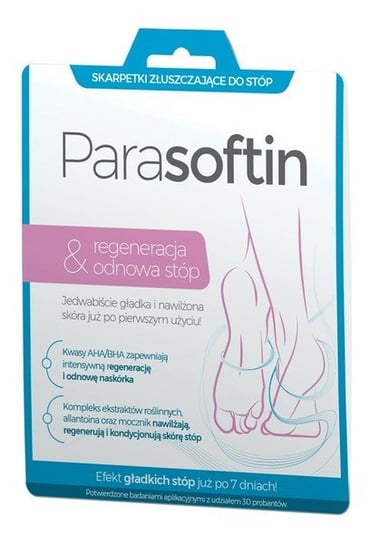 Parasoftin, skarpetki złuszczające, 1 para Parasoftin