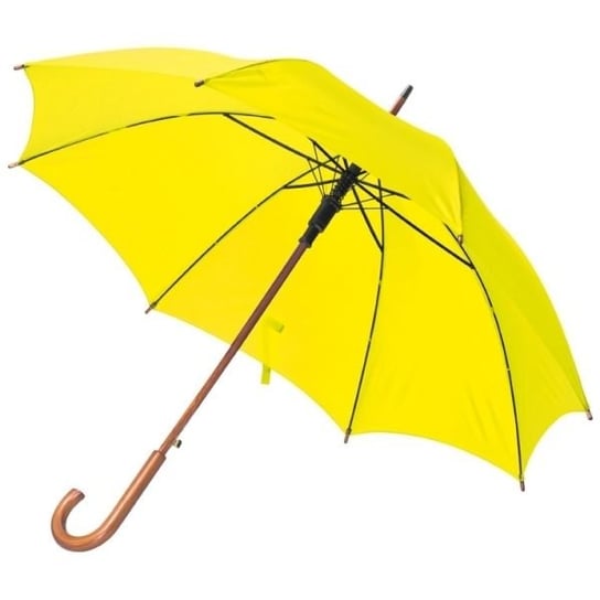 Parasol automatyczny, drewniany NANCY żółty Inna marka