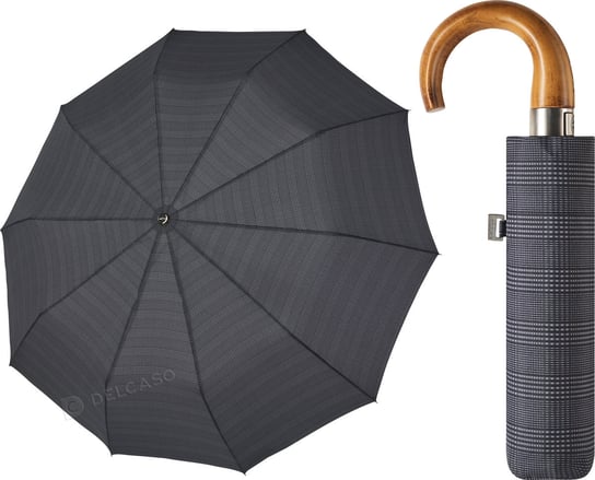 Parasol automatyczny Fiber Magic Mini Strong Kratka Doppler