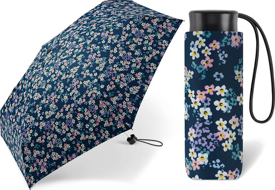 Parasol automatyczny Happy Rain Essentials Ultra Mini Milefleurs Granatowy Happy Rain