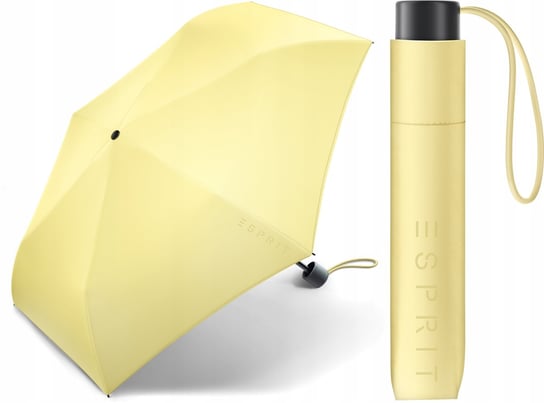 Parasol manualny, składany, z pokrowcem Esprit żółty Inna marka