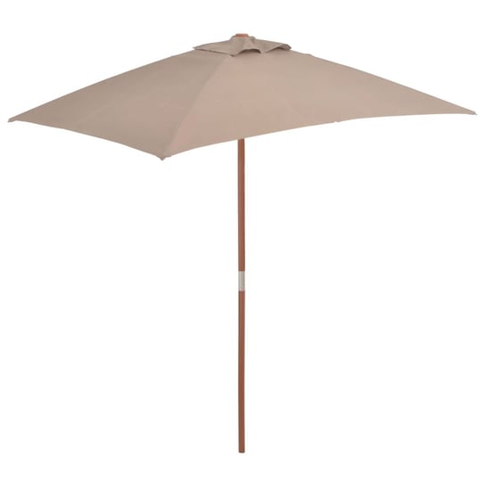 Parasol ogrodowy 150x200x235 cm, szarobrązowy Inna marka