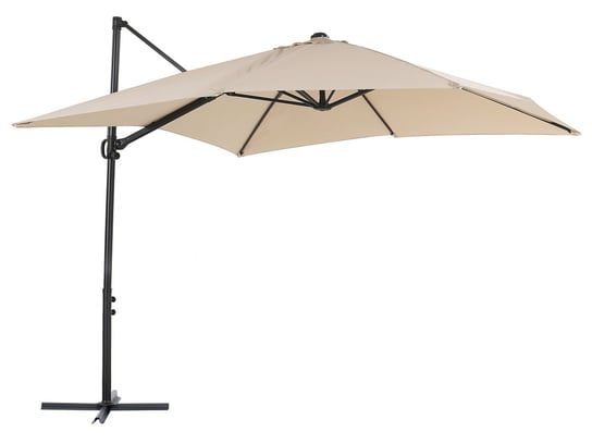 Parasol ogrodowy 245 x 245 cm beżowy MONZA II Beliani