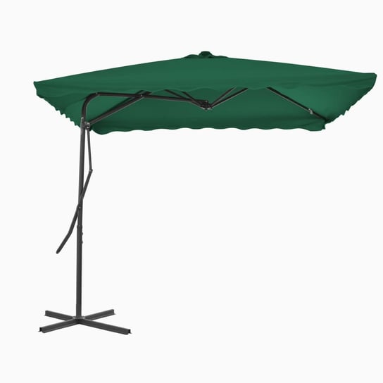 Parasol ogrodowy 250x250x230cm, zielony, UV Inna marka