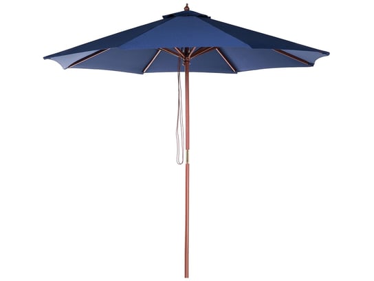 Parasol ogrodowy ⌀ 270 cm niebieski TOSCANA Beliani
