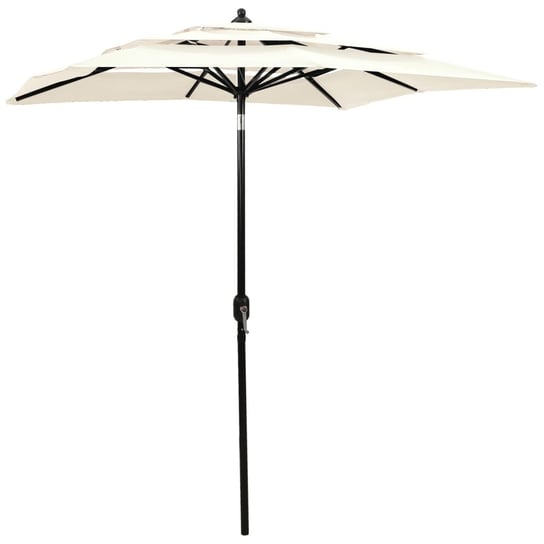 Parasol ogrodowy 3-poziomowy 200x200x240 cm, piask Zakito Home