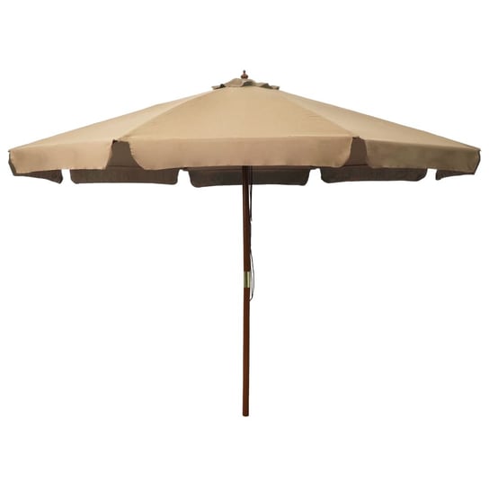 Parasol ogrodowy, 330x254 cm, kolor taupe Zakito