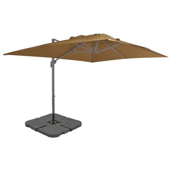 Parasol ogrodowy aluminiowy 4x3m, kolor szarobrązo Zakito Home