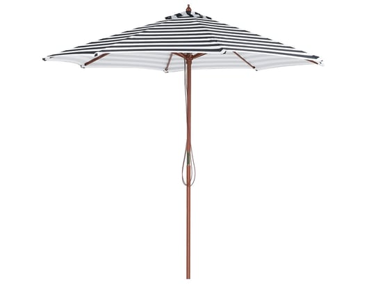 Parasol ogrodowy BELIANI Ferentillo, beżowo-biały, 260 cm Beliani