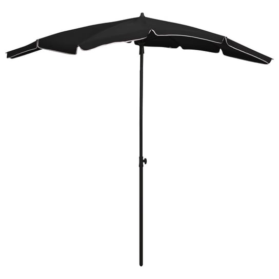 Parasol ogrodowy, czarny, 200x130x234 cm Inna marka