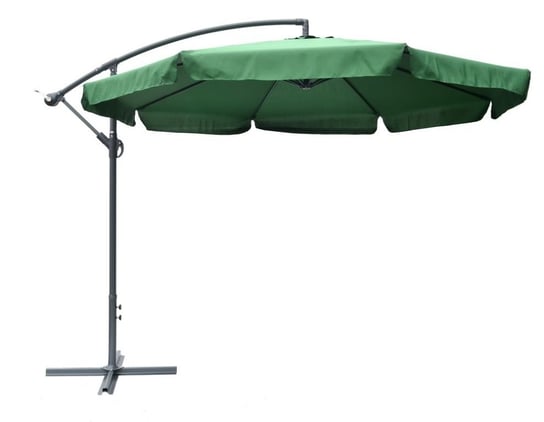Parasol ogrodowy EXCLUSIVE na wysięgniku zielony ø300 cm Tradgard