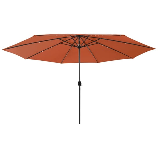 Parasol ogrodowy LED, 400x267 cm, terakota Zakito Home