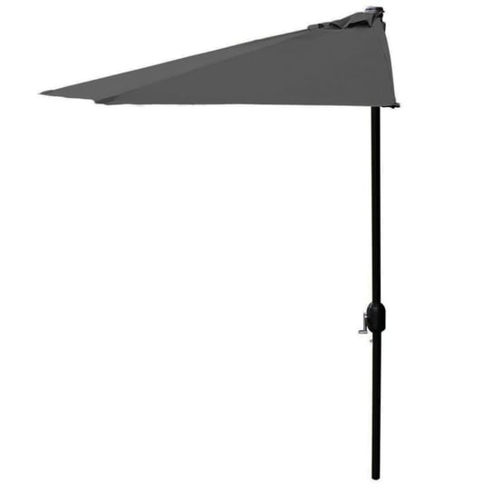 Parasol ogrodowy MODERNHOME, pół-parasol, szary, 270 cm ModernHome
