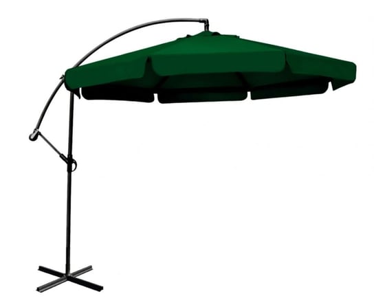 Parasol ogrodowy MODERNHOME, składany, zielony, 350 cm ModernHome