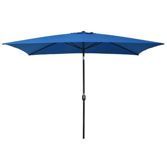 Parasol ogrodowy na metalowym słupku VIDAXL, niebieski, 300x200 cm vidaXL